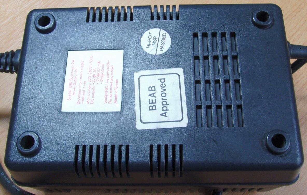 Sinclair ZX Spectrum - 128k +2B Power Supply Unit Bottom