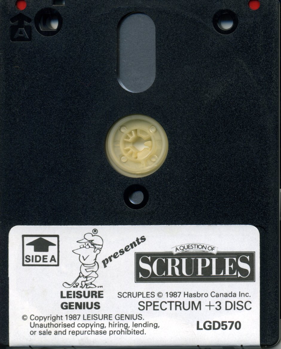 Question Of Scruples, A - Zx Spectrum +3 Floppy Disk