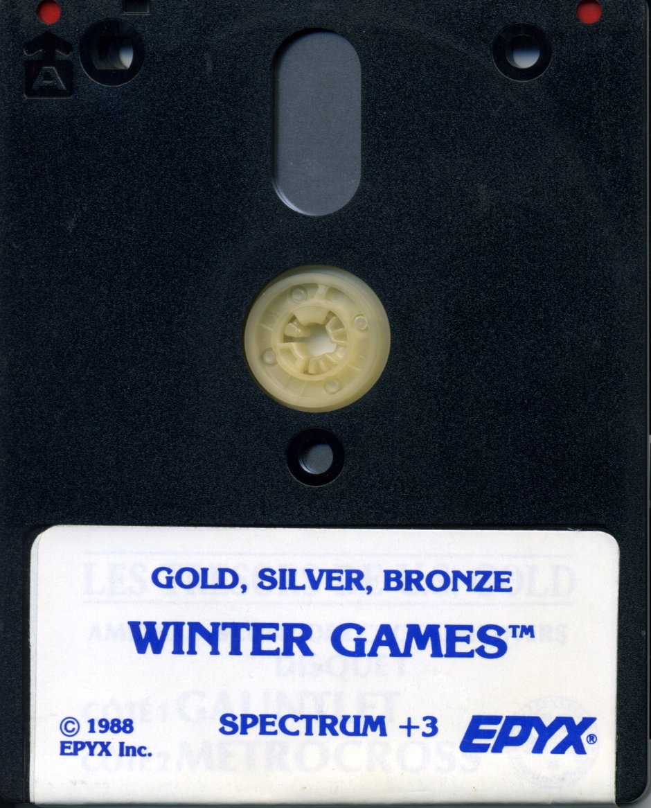 Winter Games - Zx Spectrum +3 Floppy Disk