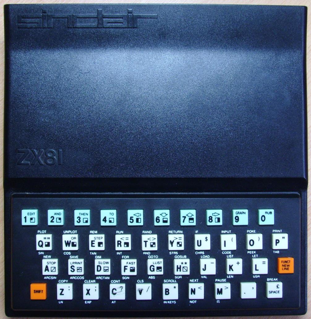 Sinclair ZX81 - Alternate Keyboard