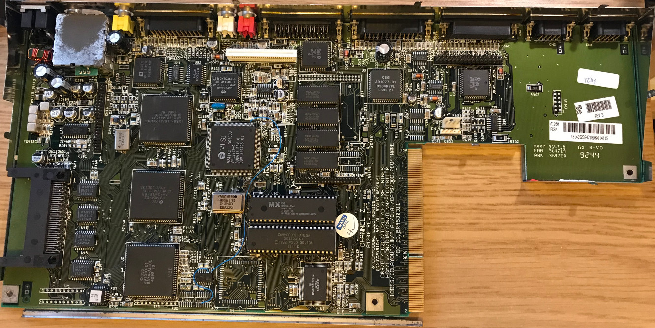 Commodore Amiga 1200 - Revision 1A Motherboard
