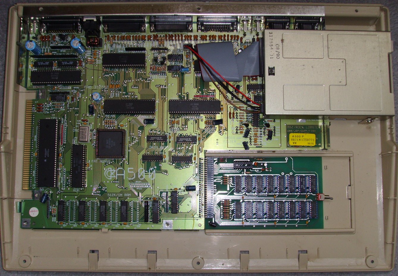 Commodore Amiga 500 - Motherboard