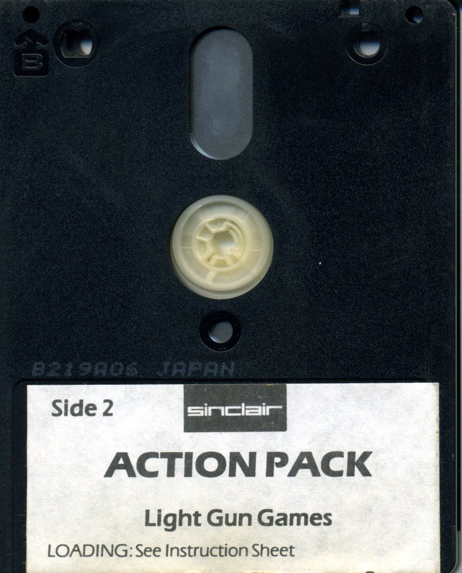 Action Pack - Light Gun Games (Compilation) - Zx Spectrum +3 Floppy Disk