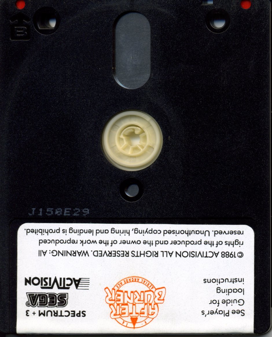 Afterburner - Zx Spectrum +3 Floppy Disk