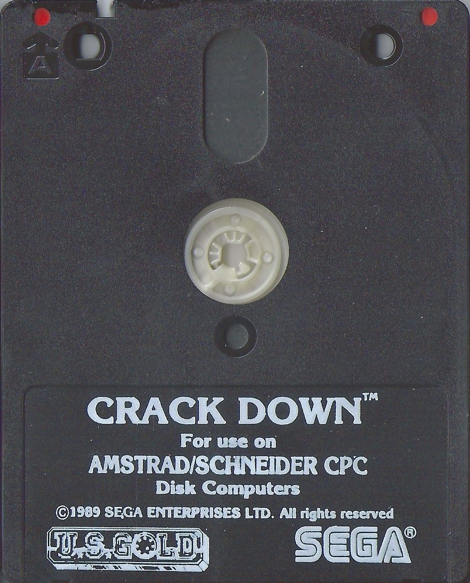 Crackdown - Amstrad CPC Floppy Disk