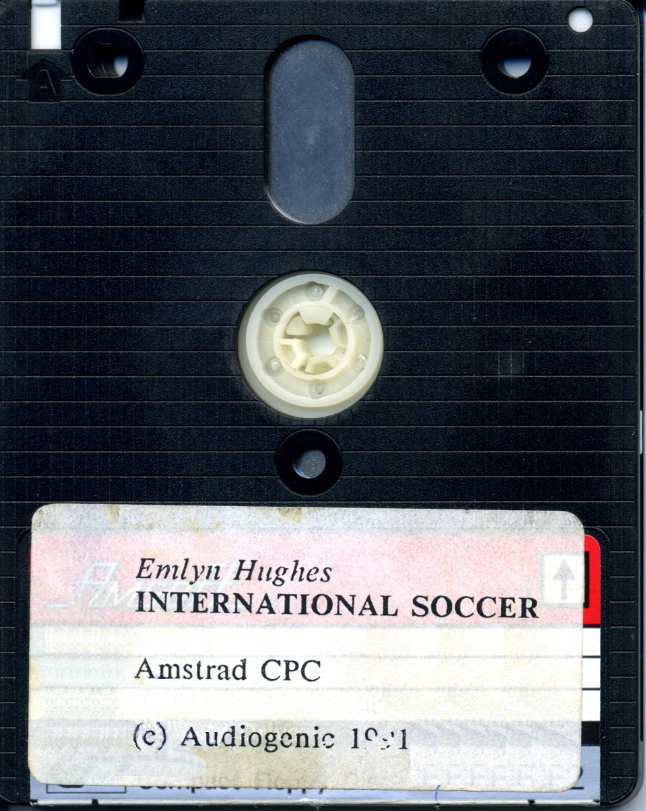 Emlyn Hughes - International Soccer - Amstrad CPC Floppy Disk