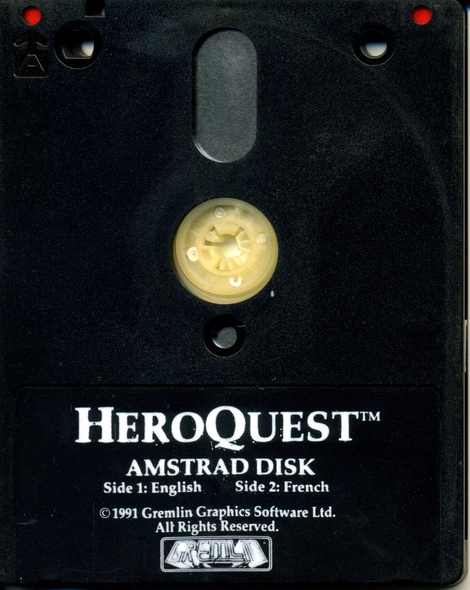 Hero Quest - Amstrad CPC Floppy Disk
