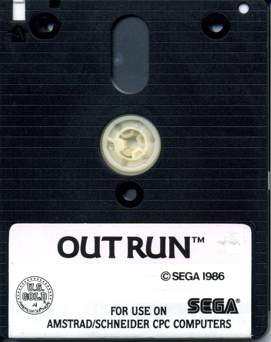 Outrun - Amstrad CPC Floppy Disk