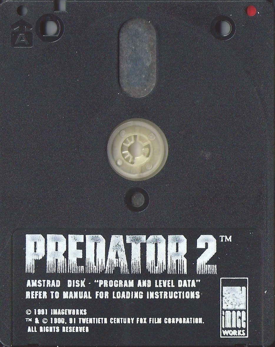 Predator 2 - Amstrad CPC Floppy Disk