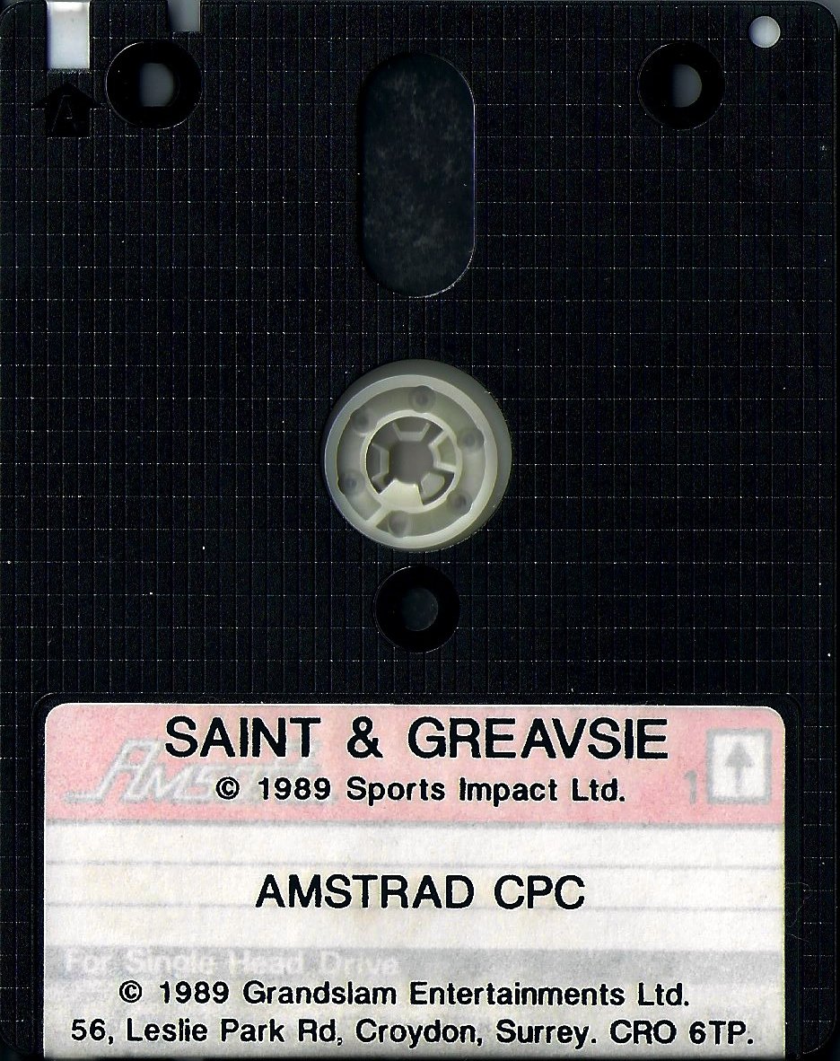 Saint & Greavsie - Amstrad CPC Floppy Disk