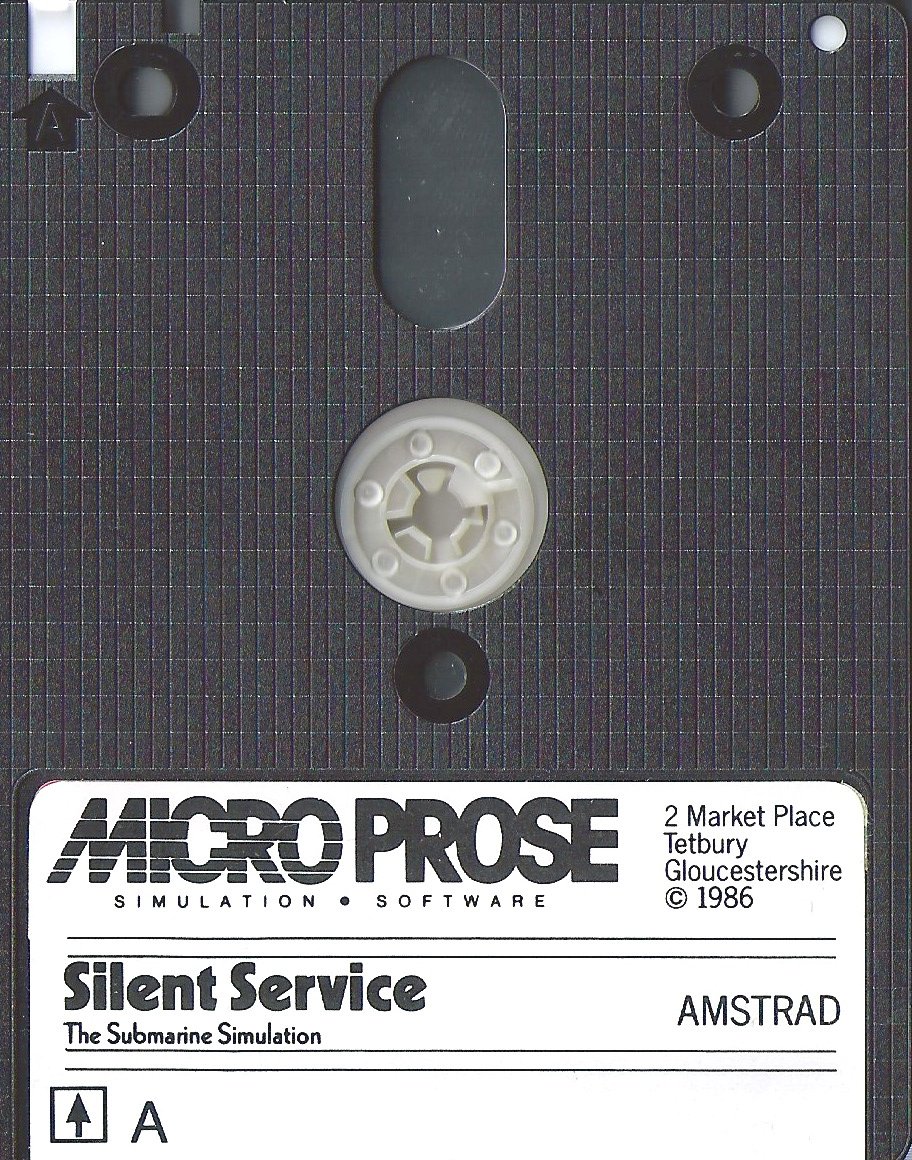 Silent Service - Amstrad CPC Floppy Disk