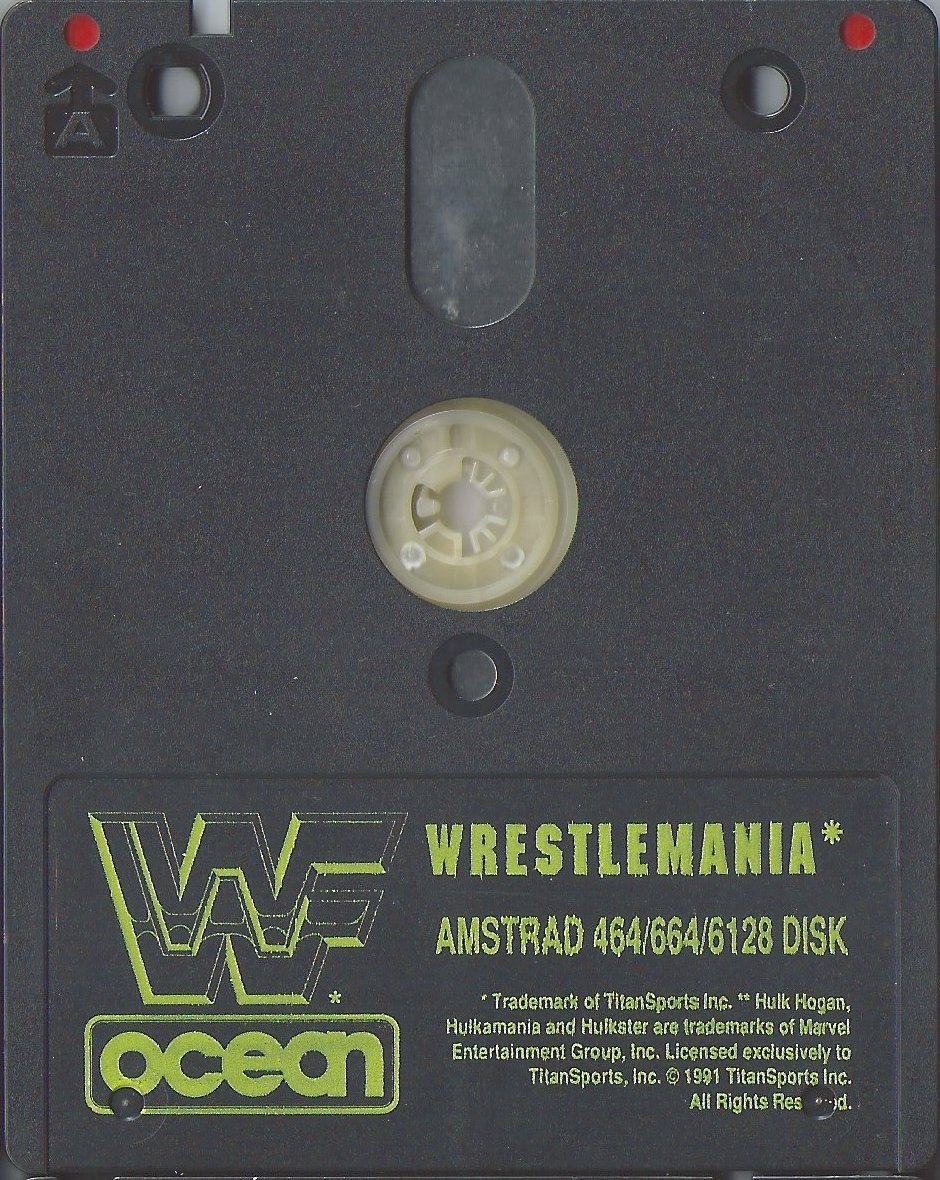 WWF Wrestle Mania - Amstrad CPC Floppy Disk