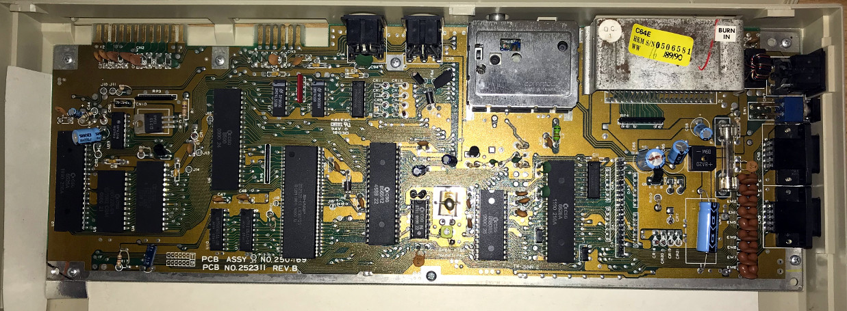 Commodore 64C - Revision B Motherboard