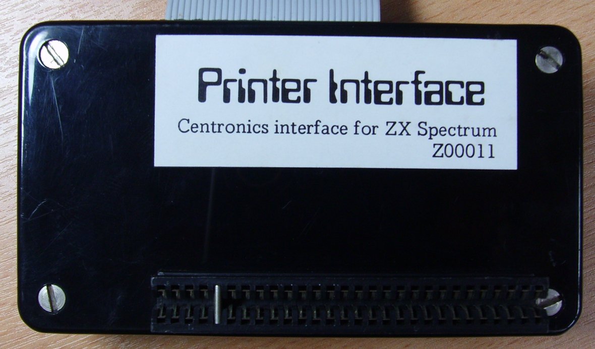Sinclair ZX Spectrum - Centronics Printer Interface