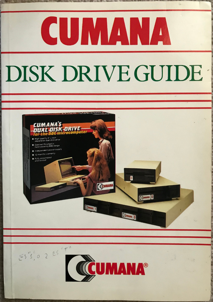 BBC Microcomputer - Cumana Dual Disk Drive Unit Guide Book