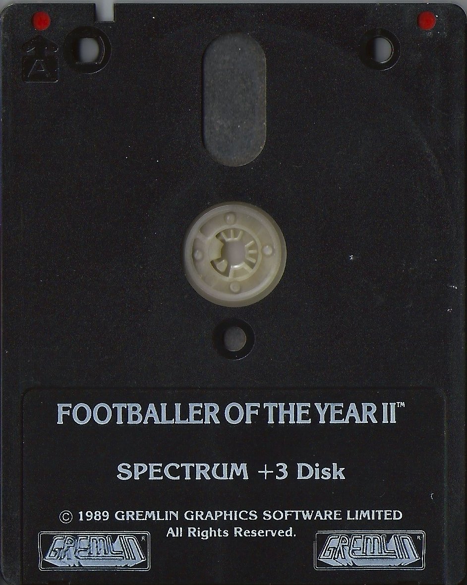 Footballer Of The Year 2 - Zx Spectrum +3 Floppy Disk