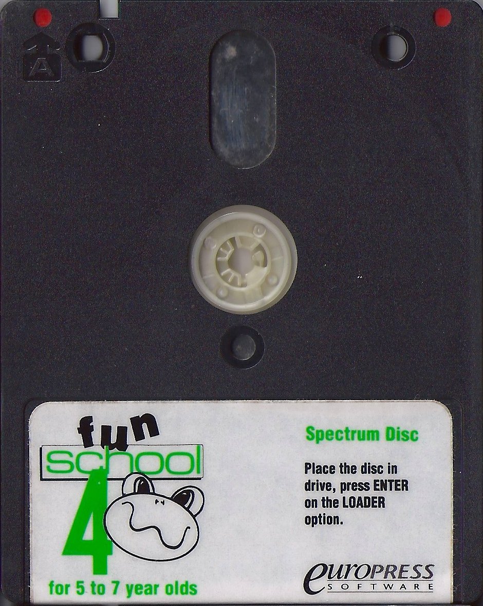 Fun School 4 5 to 7 Year Olds - Zx Spectrum +3 Floppy Disk