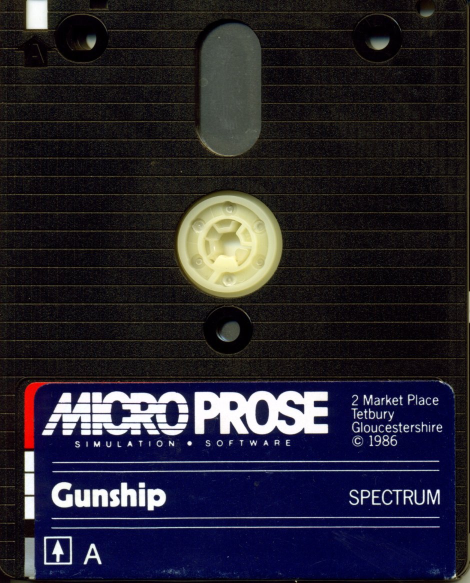 Gunship - Zx Spectrum +3 Floppy Disk