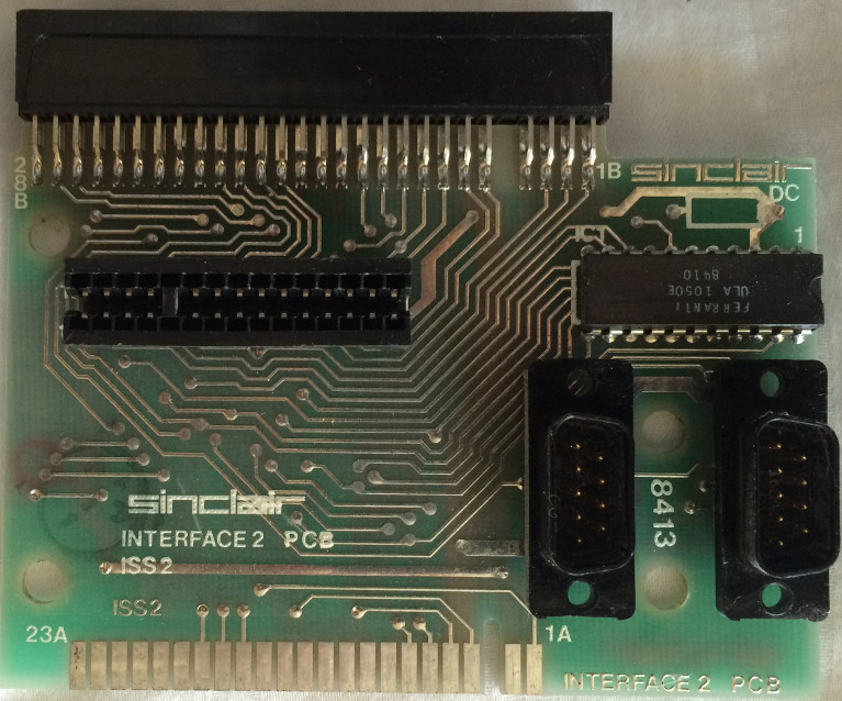 Sinclair ZX Spectrum - Sinclair Interface 2 Motherboard