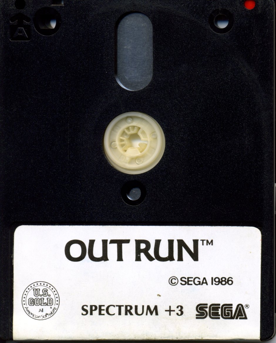Out Run - Zx Spectrum +3 Floppy Disk