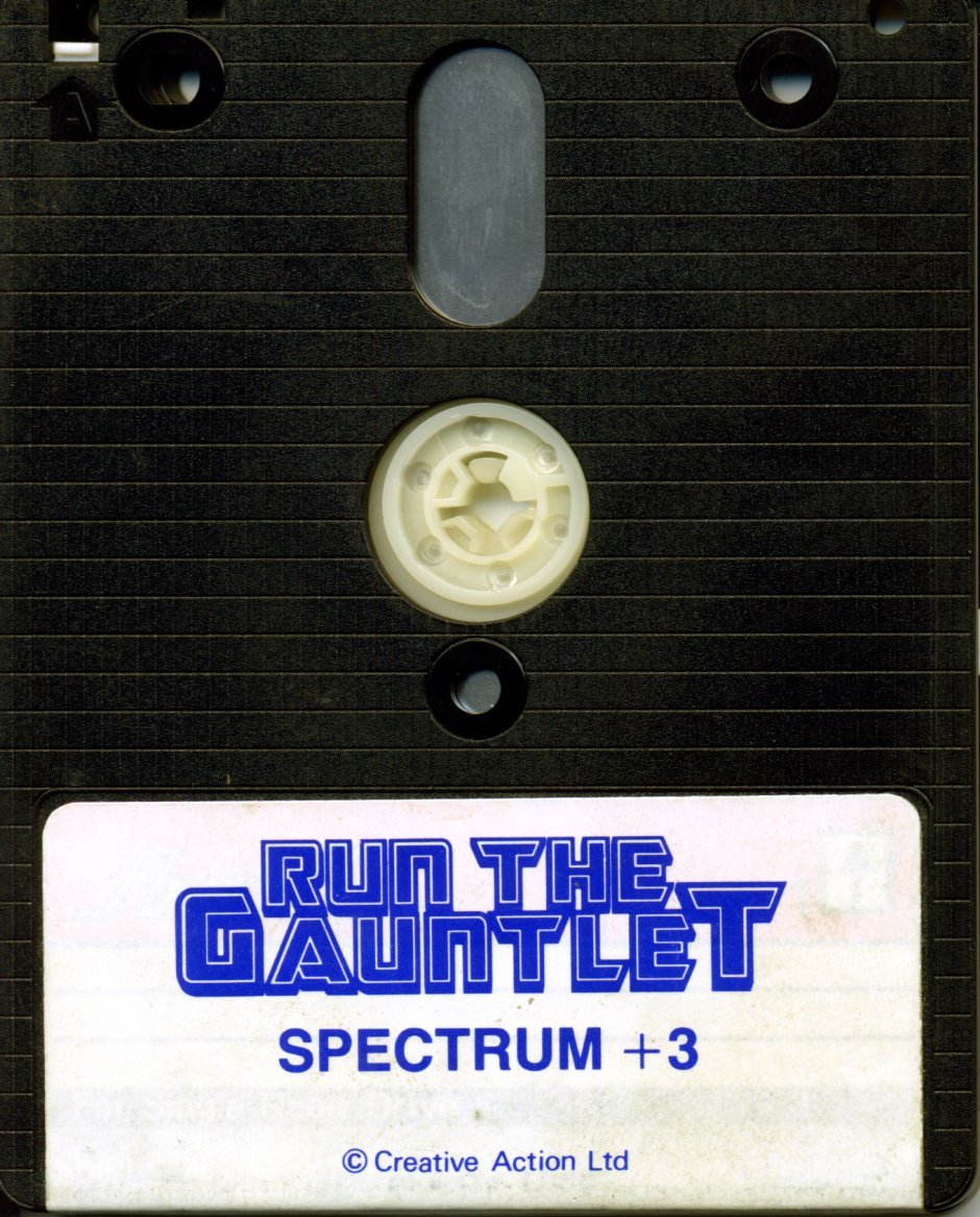 Run The Gauntlet - Zx Spectrum +3 Floppy Disk