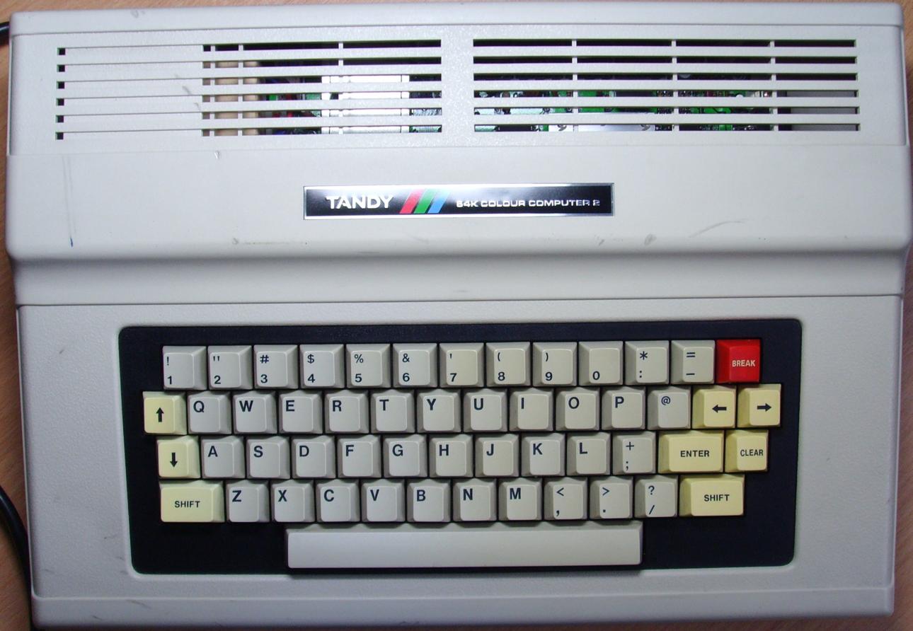 Tandy 64k Color Computer 2 - Original Case
