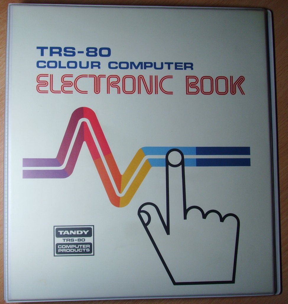 Tandy 64k Colour Computer 2 - Electronic Book Front