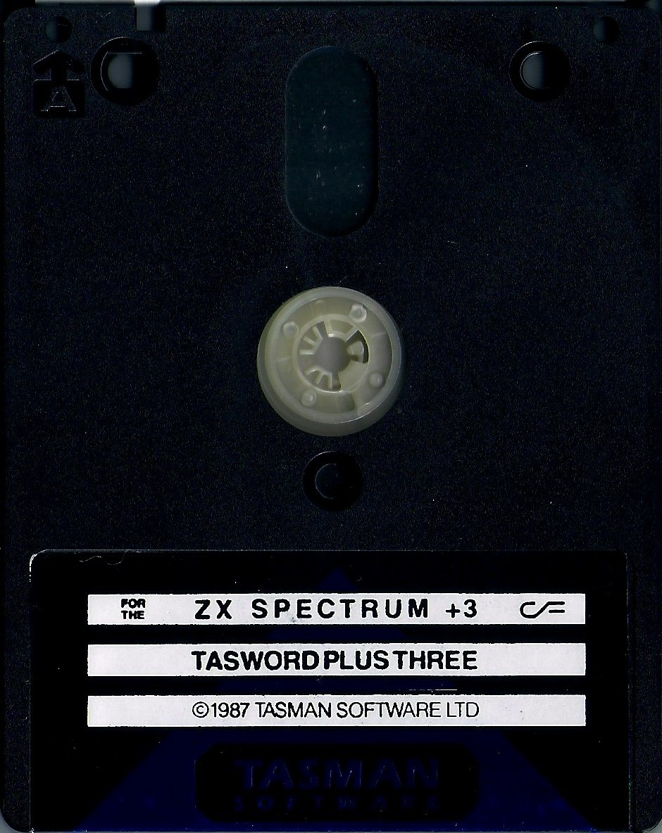 Tasword Plus Three - Zx Spectrum +3 Floppy Disk